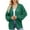 Green, variant on Fall Sweater Cardigans Trendy Crochet Knit Open Front Outerwear Coats Womens Loose Lightweight Comfy Casual Knitwear (M, Wine)