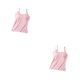 thumbnail image 3 of Sonducket Camisola elegante para mujer con tela transpirable y correas ajustables Camisolas y chalecos para mujer Tops Sujetador sin mangas rosa rosa L, 1 2Conjunto, 3 of 6