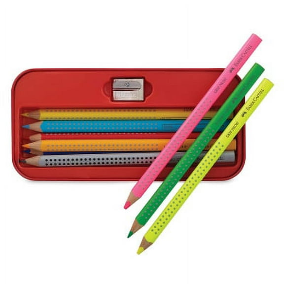 Faber-Castell Jumbo Grip Pencil Tin