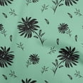 thumbnail image 1 of oneOone Rayon Sea Green Fabric Floral Sewing Craft Projects Fabric Prints By Yard 56 Inch Wide, 1 of 4