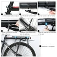 thumbnail image 3 of MABOTO Rear Bike Rack Bicycle Cargo Rack, Quick Release Adjustable Alloy Bicycle Carrier 110 lbs Capacity Easy to Install Black, 3 of 11