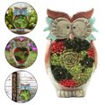 thumbnail image 4 of Estatua de simulación de escultura de estatuilla de jardín para decoraciones al aire libre del jardín del hogar Búho Cola Estatuas decorativas al aire libre, 4 of 7