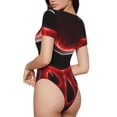 thumbnail image 3 of Lsque The Binding of Isaac Women's Crew Neck Short Sleeve Bodysuit Basic T Shirts Tops Onesie Adult Cute Pajama-Large, 3 of 8