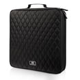thumbnail image 1 of Coofit CD Case 160 Capacity Nylon Heavy Duty DVD Holder CD Organizer CD Storage Case, 1 of 10