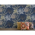 thumbnail image 4 of Blue Fern Botanical Leaves Wallpaper R8387, 4 of 4