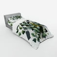 thumbnail image 2 of Ambesonne Eucalyptus Leaves Bedding Set 3 Pcs, Meadow Bouquet, TwinXL, Dark Blue Grey and Green, 2 of 2