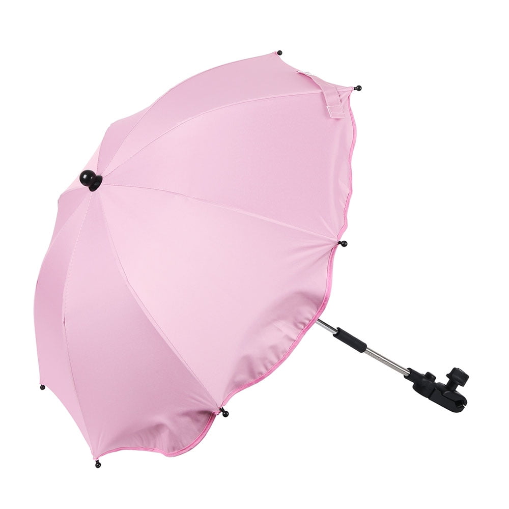 Adjustable Sun Canopy Parasol Holder Pushchair Pram UV Rays Sun Rain Umbrella Clip Baby Stroller Sun Umbrella 