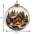 thumbnail image 3 of Kdkad Light-up Christmas Ball Ornaments, 3.15 In Christmas Tree Ornaments with Built‑in Lights, Elegant Clear Acrylic Christmas Decorations for Xmas Tree Fireplace, Winter Room Decor Party Supplies, 3 of 6