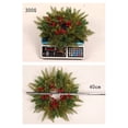thumbnail image 5 of Pre-Lit Norfolk Pine Christmas Wreath 16 Inch Artificial Christmas Wreaths for Front Door Christmas Wreath with Red Berry Decor for Window Door Outdoor Indoor Holiday Decor, 5 of 5