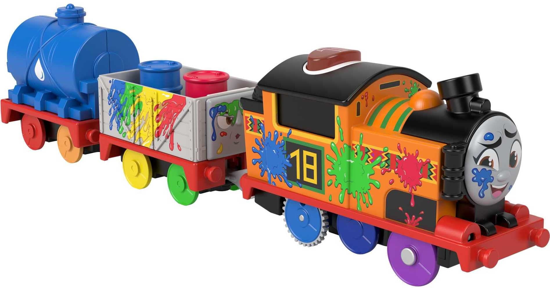 Thomas & Friends Motorized Talking Nia Train with Wobbly Cargo