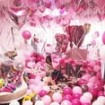 thumbnail image 7 of 50Pcs Pink Balloons Set and 12 Inches Rosegold Confetti Balloons for Wedding Birthday Party Girl Party., 7 of 7