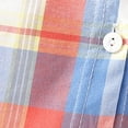 thumbnail image 4 of Jalioing Plaid Shirts for Kids Cotton Short Sleeve Collared Button Down Shirt Toddler Boys Girls Summer Blouses with Pocket, 4 of 7