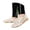 C11 Beige, variant on Toddler Kids Sneakers Hook Loop Barefoot Style Wide Toe Lightweight Breathable Sport Outdoor Daily Wear Boys Girls Shoes Size 9-9.5 Years White