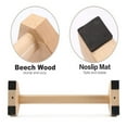 thumbnail image 4 of Durable Pine Wood Push Up Bars - Ergonomic Handstand Trainer for Home & Gym, 4 of 5