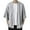 Grey, variant on Mens Summer Shirts, Men Summer Kimono Shirt Solid Half Sleeve Elegant Top Off Shoulder Loose Soft Cardigan White XXL