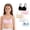 A-5 pack, variant on Big Girls Cotton Training Bra Wireless Light Padded Seamless Comfort Teen Bras Adjustable Straps Back Closure Soft Edge Stretchy Smooth Breathable 10-16 Years