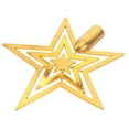 thumbnail image 6 of GOOHOCHY Christmas Tree Topper: Christmas Star Treetop, Gold Christmas Ornaments Decorative Tree Star 6inch Golden, 6 of 8