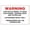 Warning Sign 3, variant on Warning This Site Is Under 24 Hour Electronic Surveillance Sign - 8"x12" Aluminum Metal Sign, Pre-Drilled Holes for Fence Door Gate