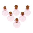 thumbnail image 1 of Botella de corcho de vidrio 6pcs tarros frascos botella de vino frasco forma rosa SM SunniMix Mini tapón de corcho Botella de vidrio, 1 of 7