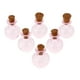 thumbnail image 1 of Botella de corcho de vidrio 6pcs tarros frascos botella de vino frasco forma rosa SM SunniMix Mini tapón de corcho Botella de vidrio, 1 of 7