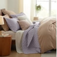thumbnail image 4 of Colcha para cama tamaño king, ligera, color morado, para todas las estaciones, 4 of 7