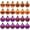 Purple+Orange, variant on 12 Pcs Halloween Hanging Ball Ornaments- 1.57 Inch Halloween Bat Black Cat Shatterproof Ball- Halloween Hanging Tree Balls for Home Haunted House Tree Party Decor