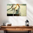 thumbnail image 2 of Elephant Stock Hockey Sunset Play Wall Art - Horizontal Multi Panel Canvas - Living Room Wall Decor - Sports Multi Panel - Gray And Orange Decor - 23" x 14", 2 of 4