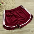 thumbnail image 3 of Aayomet Womens Summer Shorts Women's Plus Size French Terry Bermuda Shorts with Pockets,Red M, 3 of 5