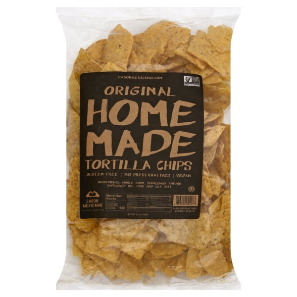 SABOR MEXICANO Chips Corn Homemade Original, 12 oz