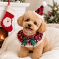 thumbnail image 4 of Christmas Pet Accessories, Festive Scarf and Hat Set for Dogs and Cats, Holiday Photo Props for Family Gatherings Parties and Home Celebration Decor, 4 of 7
