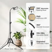 SANSI 45W LED Dimmable Indoor Grow Light, Adjustable 33-58 Tripod with Remote & Timer