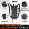 thumbnail image 3 of Source Tactical Hydration Pack - 3L WXP Widepac Water Bladder with External Fill Port - High-Flow Storm Drinking Valve - Dual Function: Backpack/MOLLE, 3 of 5