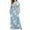 Sky Blue, variant on Viikei Womens Dresses Plus Size Spring,Women's Casual Slip Short Sleeve Dress,Women's Plus Printed Casual Short Sleeve Round Neck Pleated Pocket and Ankle Dress Black XL