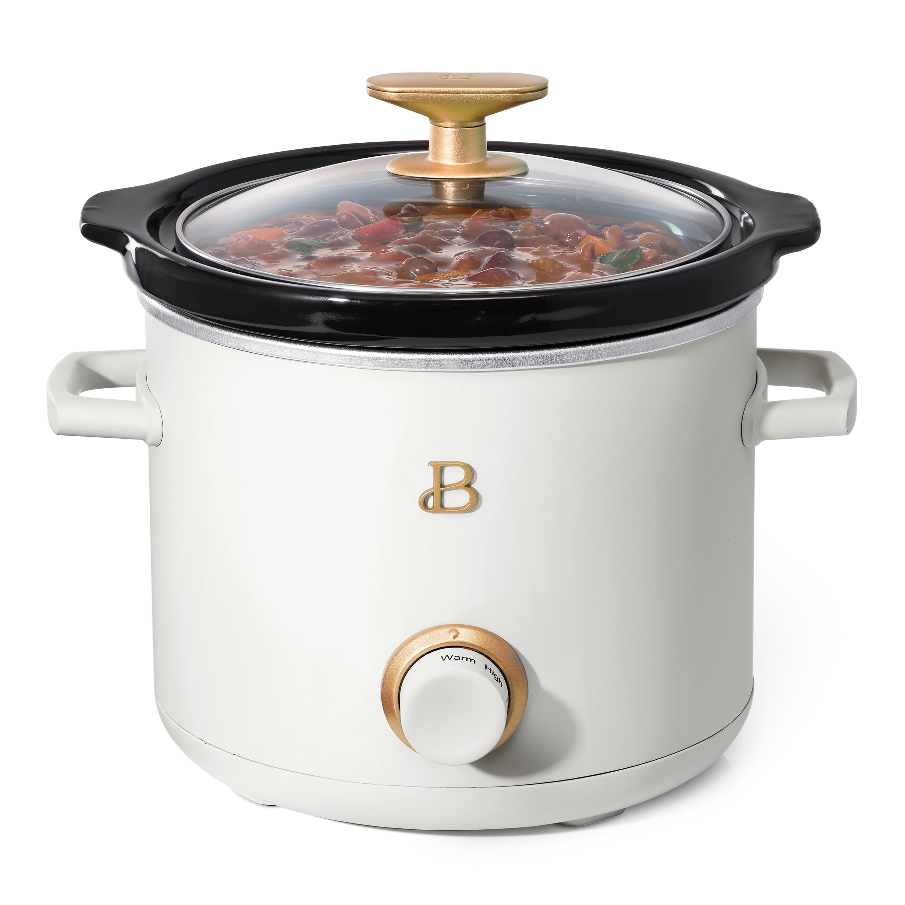 Beautiful 8QT Slow Cooker, White Icing by Drew Barrymore
