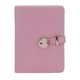 thumbnail image 1 of Heart Shaped Lock Diary with Key&Heart Diamond Pen,PU Leather Cover,A5,Journal Secret Notebook Gift, 1 of 5