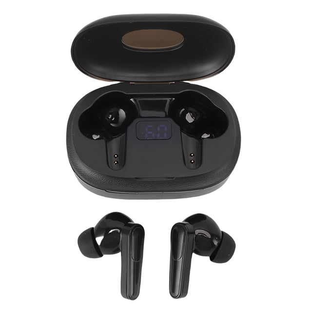 Wireless Translation Earbuds, Multifunctional AI Translation Earbuds PC ABS 36H Battery Life LED Power Display Noise Reduction for Business