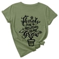thumbnail image 1 of Hauts Décontractés à Col Rond pour Femmes, Chandail Imprimé Mignon pour la Journée des Enseignants, Manches Courtes, T-Shirt, 1 of 6