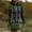 Army Green, variant on Women's Halloween Dress Skeleton Print Bodycon Long Sleeve Lace Trim Stretchy Round Neck Party Mini Dress