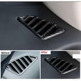 thumbnail image 3 of For Nissan Navara NP300 2015-2020 Carbon Fibre ABS Car Air Conditioner AC Outlet Vent Frame Cover Trim Accessories, 5PCS, 3 of 5