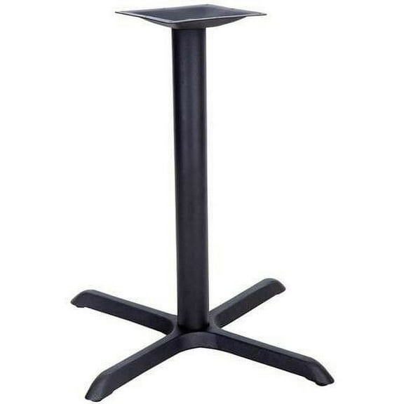 30'' x 30'' Restaurant Table X-Base with 3'' Dia. Standard Height Column