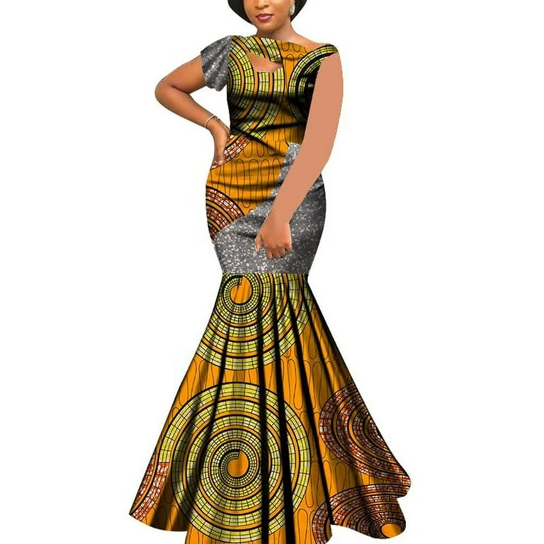 African online dresses long