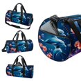 thumbnail image 3 of Dolphin Gym Bags, Shoe Bag, Sports Bag, Dance Bag - All-in-One Weekender Bag (17.7 inches) with Interior Zipper Pocket and Large Capacity, 3 of 6