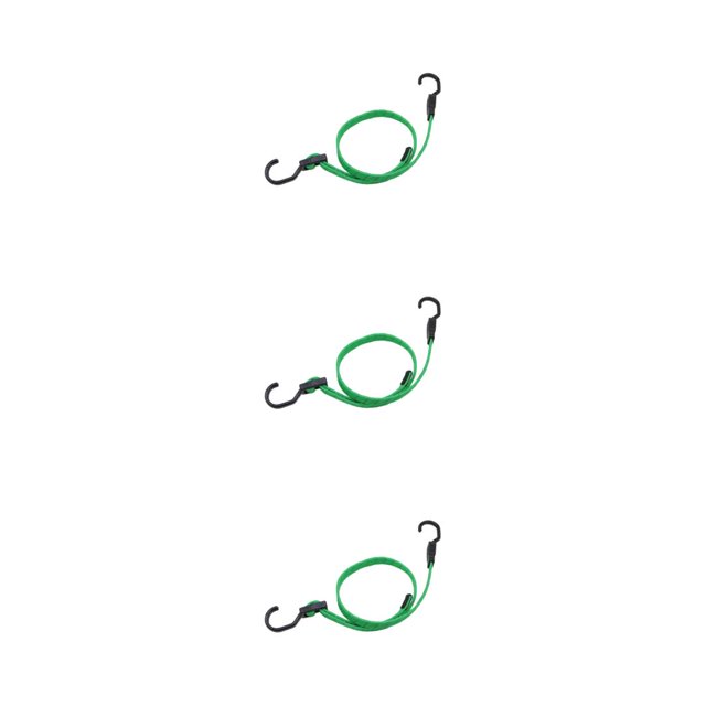 Decodeary Sangle de Chargement à Haute Résistance - Fiable et Résistant à l'Abrasion pour Sécuriser les Objets de Valeur Durable Bagages Réfléchissant Vert 120cm 3Set