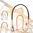 thumbnail image 1 of Neinkie Safety Rope Adjustable High Strength Wear-resistant Non-slip Elastic Fall Prevention Flat Belt Electrician Fence Height Work Positioning Safety Belt for Construction, 1 of 9
