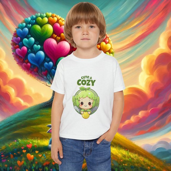 Cute And Cozy By AI Heavy Cotton™ Toddler T-shirt