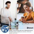 thumbnail image 3 of Sistema telefónico con cable Panasonic KX-TGF892B con Bluetooth negro, 3 of 7