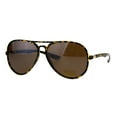 thumbnail image 2 of Classic Mens Thin Plastic Racer Pilot Sunglasses Tortoise Brown, 2 of 4