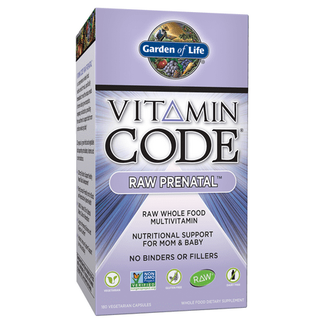 Garden of Life Vitamin Code Raw Prenatal 180