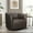 Espresso, variant on Aries Leather 45- Degree Return Swivel Barrel Chair