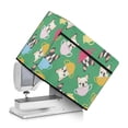 thumbnail image 2 of HELLHERO Sewing Machine Cloth Cover and Sewing Essentials Pockets Washable Dust-Proof, Teacup Pug, 2 of 8